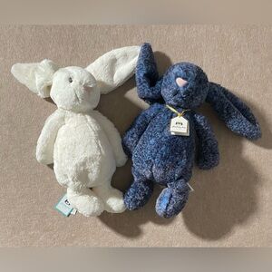 Jellycat bashful cream bunny & hopscone luxe bunny -
nwt